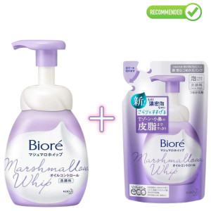 Biore Marshmallow valomosios putos 150ml + užpildas 130ml