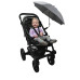 Dooky pilkas skėtis vežimėliui UV 50+