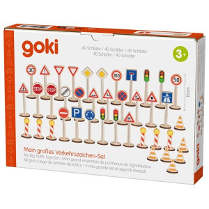 Goki 53761 Kelio ženklų rinkinys 40vnt