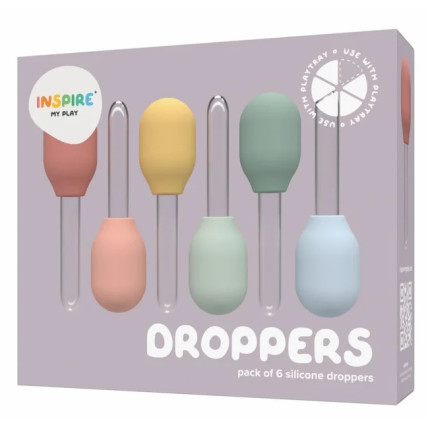 Inspire My Play SD6PAST Sensorinių žaidimų lašintuvų rinkinys