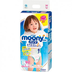 Sauskelnės-kelnaitės Moony PL girl 9-14kg 44vnt