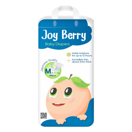 JoyBerry Sauskelnės M 6-11kg 46vnt