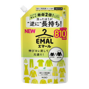 Kao Emal Skysta skalbimo priemonė, užpildas 810ml