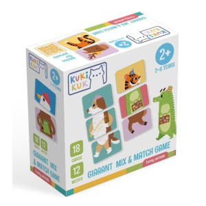 KukiKuk 81003 Mix & Match žaidimas vaikams