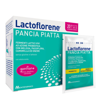 LACTOFLORENE Pancia Piatta, 20 paketėlių