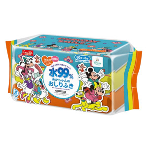 Lec.Be Drėgnos servetėlės 80vnt × 3 pakuotės