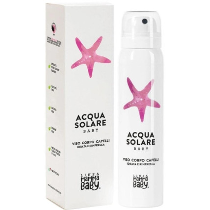 Linea Mamma Baby Aqua Solare Vandeninis drėkinamasis purškiklis kūdikiams 75ml