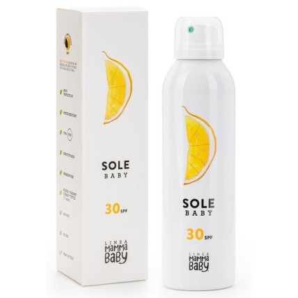 Linea Mamma Baby Sole SPF 30 kūno apsaugos nuo saulės emulsija 150ml