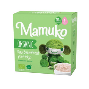 MAMUKO Ekologiška žaliųjų grikių košė kūdikiams 240g