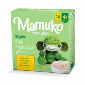 MAMUKO BIO каша зеленая гречневая 240г