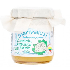 MARMALUZI žiedinių kopūstų tyrė nuo 4 mėnesių, 100g