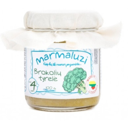 Tyrė MARMALUZI iš brokolių, nuo 4 mėnesių, 100g