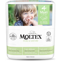 Sauskelnės Moltex Pure & Nature 4 Maxi 7-18kg 29vnt