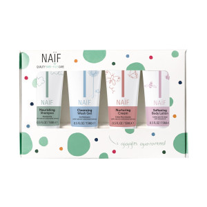 Naïf Baby & Kids Mini Kit–4 produktų mini kelioninis rinkinys, 15ml x 4