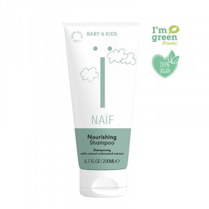Naïf Baby & Kids Care maitinamasis šampūnas kūdikiams, tinkantis visų tipų plaukams 200ml