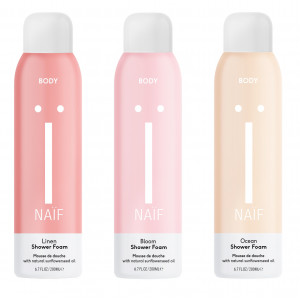 Naïf vonios putų rinkinys 3x200ml