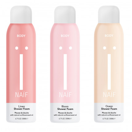 Naïf vonios putų rinkinys 3x200ml