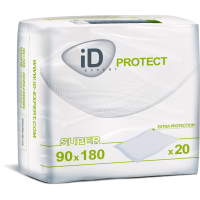 iD protect higieniniai paklotai su šoniniais "sparneliais" 90x180cm (82x52cm) 20vnt