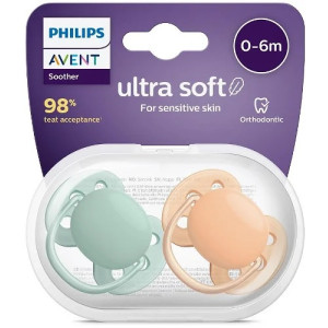 Philips Avent SCF091/03 Silikoninis žindukas nuo 0 iki 6 mėnesių, 2vnt