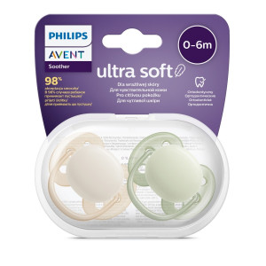 Philips Avent SCF091/05 Silikoninis žindukas nuo 0 iki 6 mėnesių, 2vnt