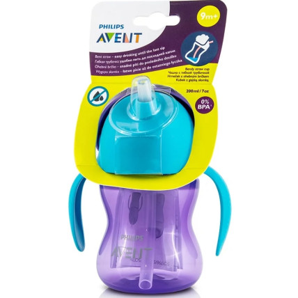 Philips Avent SCF796/02 puodelis su lanksčiu šiaudeliu