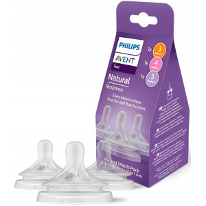 Philips Avent SCY960/03 Natūralios tėkmės žindukų rinkinys 3vnt
