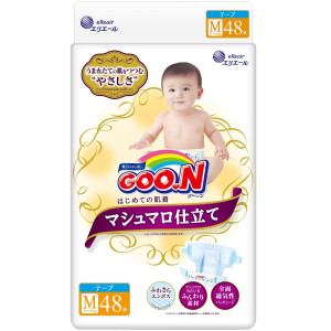 Sauskelnės Goo.N Marshmallow Premium Soft M 6-11kg 48vnt