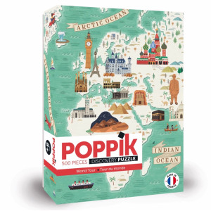 POPPIK World Tour dėlionė 500vnt