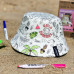 SELFIE Tropicorn dvipusė spalvinama paplūdimio kepurėlė